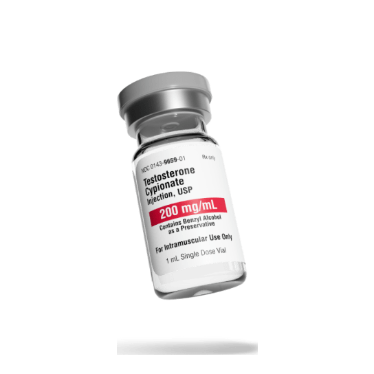 Generic testosterone cypionate vial