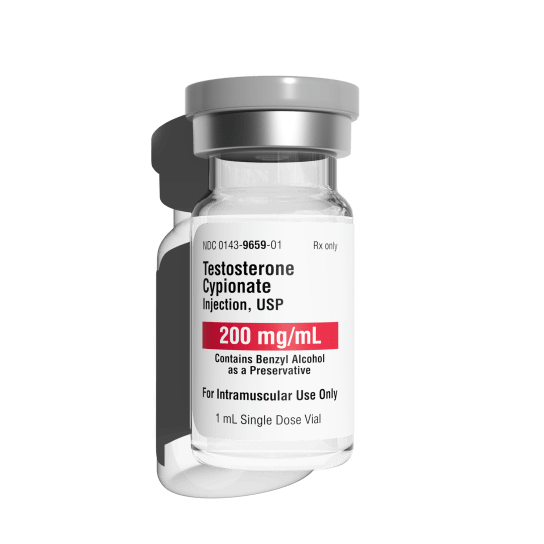 Generic testosterone cypionate vial