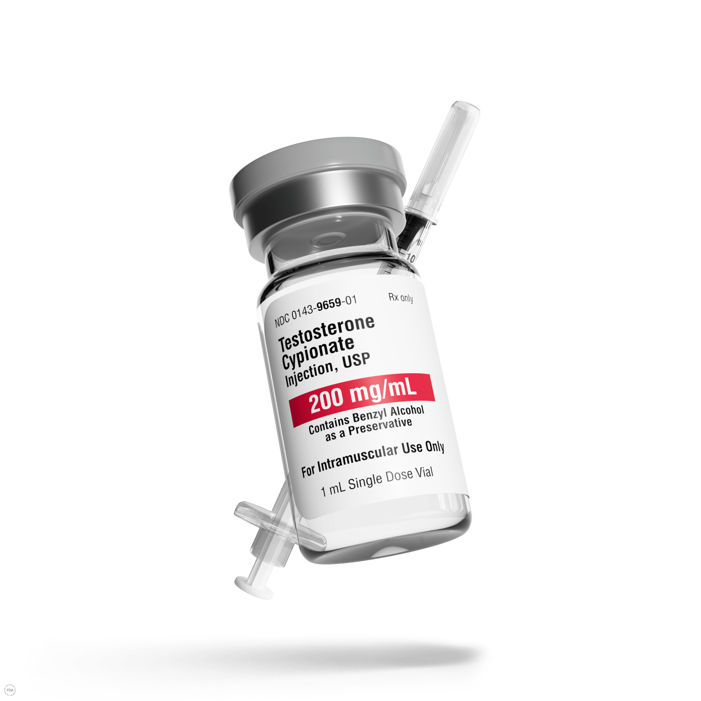 Generic testosterone cypionate vial