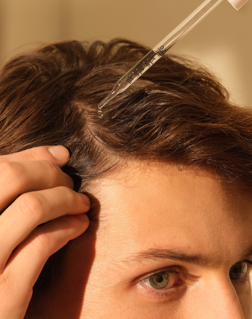 hair care applied at scalp